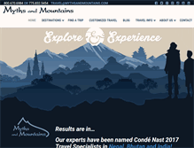 Tablet Screenshot of mythsandmountains.com